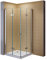 i-flair Duschkabine EMMA mit Falttüren 90x90 cm Höhe: 190cm, Eckduschkabine Falttürkabine aus durchsichtigem 6mm NANO ESG Sicherheitsglas - DK99