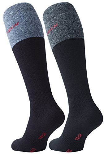 VCA - 4 paires de chaussettes mi bas, super chaud, THERMO TECH - 43 46 EU 43 46 Multicolore