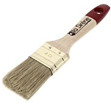 THEARD - Brosse Queue de morue à vernir soies/synthétique Manche Verni - 40mm - 5539/40