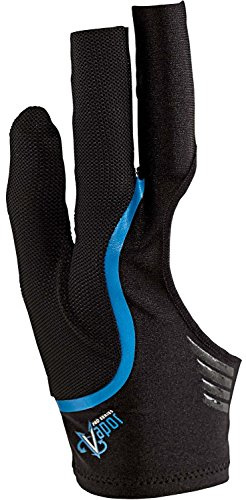 Vapor BG-CEBL-L Pro Series Tech Cool Edge Billiard Glove, Large, Blue