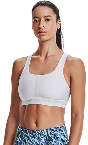Under Armour Donna UA Crossback Mid Bra, Reggiseno sportivo