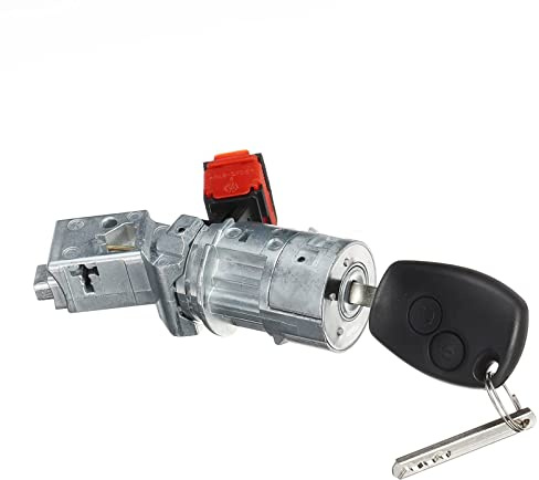 Serratura di accensione Clio Twingo, MangWany Bloccheto di Accensione Interruttore a chiave per Trafic Master Kangoo Modus MK2 MK3 7701208408 8200214168