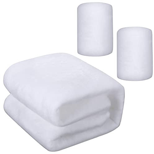 Shappy Coperta di Neve Finta di Natale Rotolo di Coperta di Neve Natalizia Coperta di Neve Bianca Decorazioni per Feste Tappeti di Neve Artificiale di Natale Bianca Morbida (98,43 x 35,43 Pollici)