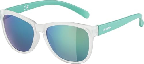 ALPINA LUZY Kindersonnenbrille, green-transparent matt, One Size