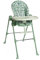 Chicco Polly Essential Chaise Haute pour Bébés de 0 Mois à 15 kg, Chaise haute évolutive, 3 Positions d'Inclinaison, 7 Niveaux de Hauteur, Pliable et Compacte, Tissu en Polyester Recyclé, Vert