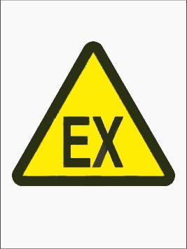 Señales De Seguridad Ex Sign, Riesgo De Explosión Señal De Advertencia Cartel Placa De Pintura Decoración Carteles De Pared De Metal Vintage Chapa Vintage Para Baño Pub Bar S