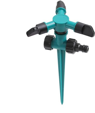 Vbvbip Arroseur réglable rotatif à 360° – Système d'arrosage haute pression pour l'irrigation de la pelouse, du jardin et de la cour | Facile à installer | Design durable