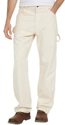 Dickies Men's Relaxed-fit Painter's Utility Pant, White, 36W x 34L