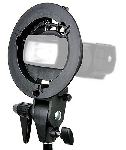 Bowens Godox S-Type Halterung für Softbox, Snoot, Beauty Dish etc. mit Bowens Halterung … (S-Type Bracket)