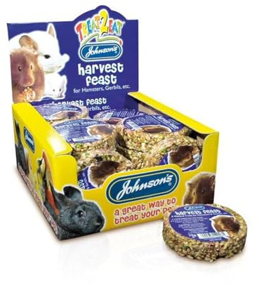 Johnsons skördefest för hamstrar och gerbils 70 g bar