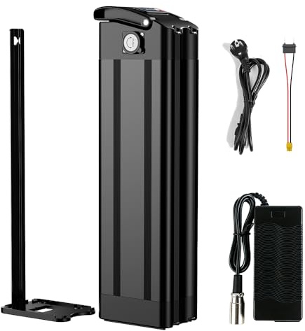 UNIT PACK POWER 36V (37V) elcykelbatteri för 36V 250 W/350 W/500 W - litiumjonbatteri Ebike för MiFa Rex Prophete Aldi Bike (36V 13Ah (0-500 W))