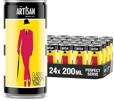 Artisan Classic London Tonic Can, 200ml (Case 24)