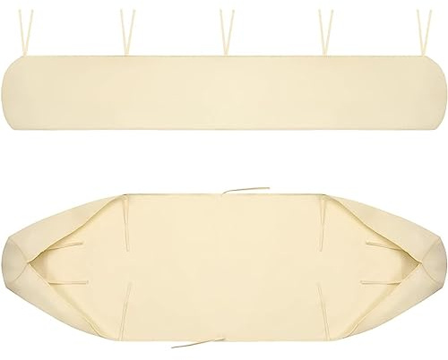 Funda Protectora Toldos, 420D Oxford Tarpaulin Awning Bolsa de Almacenamiento Solar Impermeable contra la Nieve de Polvo, para Patio Cubierta Retráctil, Jardín Al Aire Libre y muebles (Beige, 3.5M)