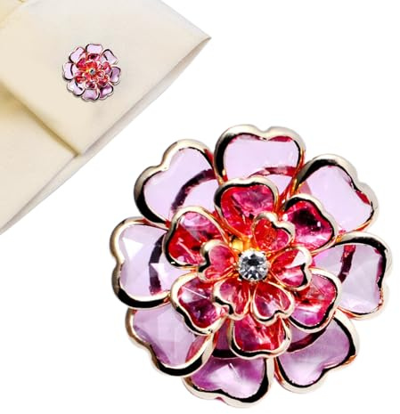 Kanoauo para Botones de Camisa - Decorativos De Metal En Forma De Flor Para DIY,para Cubrir Botones de Camisa, Traje y - Regalo Para Mujer Abuela Madre Esposa E Hija