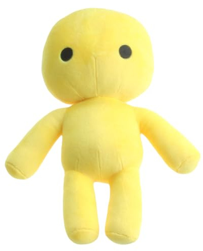 GETBSTOOP Wobbly Life Plush Toy, Game Character Yellow Man & Octopus Stuffed Figure Plush Pillow, Stuffed Figure Throw Pillows for Game Fans Girls Boys Home Room Decor