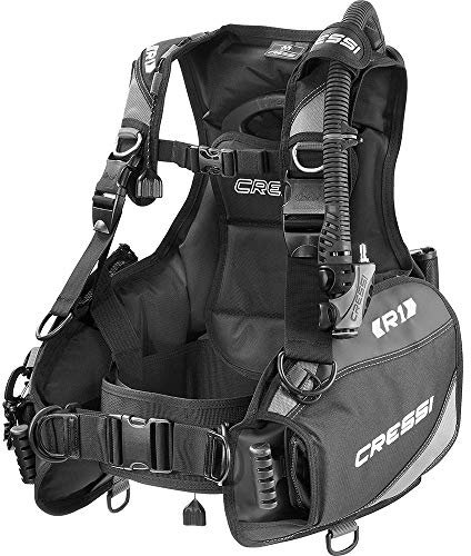 Cressi Erwachsene Tauchjackets R1, Schwarz, M