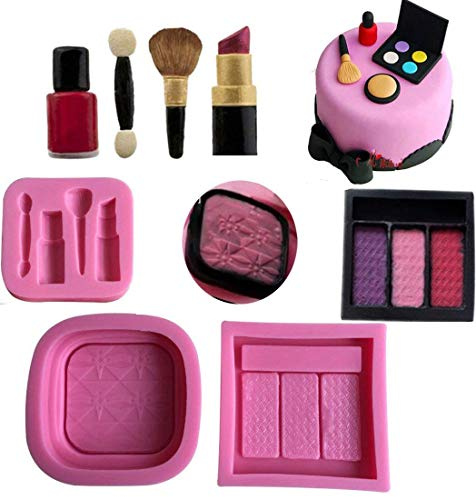 Anyana 3D mini Makeup Tools Loose Powder Eye Shadow silicone molds set of 3