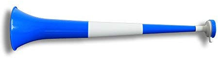 Vuvuzela Horn Fan-Trompete Fussball versch. Länderfarben - Gesamtlänge ca. 55cm - 4teilig Argentinien