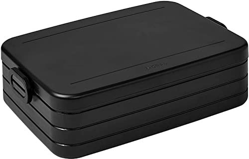 Mepal Take a Break Large – Limited Edition Schwarz/Black Edition – 1500 ml Inhalt – Lunchbox mit Trennwand – ideal für Mealprep – spülmaschinenfest, Polypropyleen