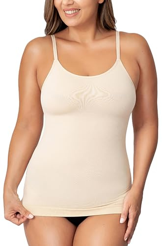 SHAPERMINT Womens Tops - Scoop Neck Cami Body Shaper for Women, Shapewear Tummy Control, Camisole Tank Tops for Women