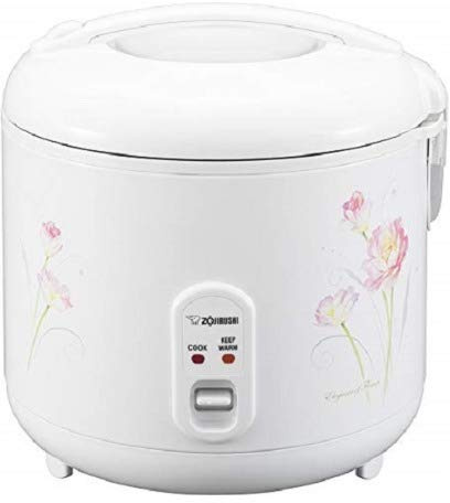 Zojirushi NS-RPC18FJ Rice Cooker and Warmer, 10-Cup (Uncooked), Tulip