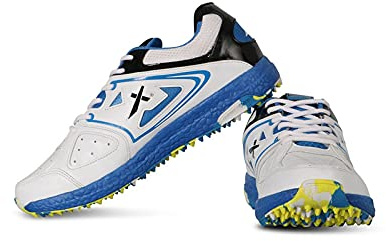 Vector X CKT-100 Cricket Shoes, Scarpe da Escursionismo Uomo, Bianco, 41 EU