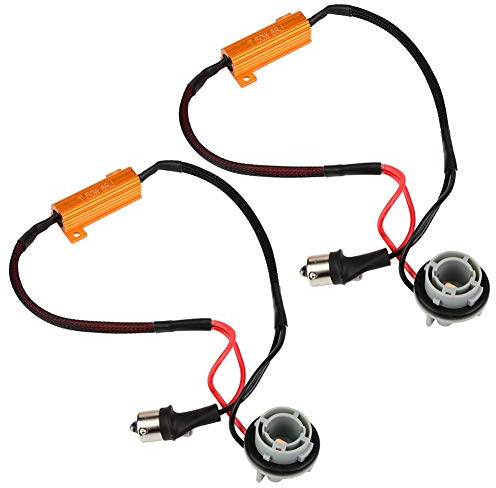 2 pz/set Resistenza di Carico Connettore Filo Cablaggio LED Indicatore di Direzione 1156 resistenze canbus p21w,resistenze p21w,resistenza per lampadine led auto,resistenza ba15s p21w B5y346