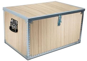 GUARDIQUE™ Woody Plywood Box 120 – hållbar och anpassningsbar förvaringslåda i plywood för säker förpackning, transport och förvaring – perfekt för verktyg, instrument och utrustning