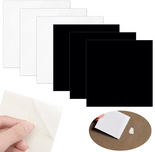 Raykce 6 Pcs Inflatable Patch Repair Kit Self Adhesive, Waterproof TPU Puncture Repair Patches for Pool, 3.94X 3.94 Clear Vinyl Repair Patch for Inflatable Pools, Tents, Swimming Ring