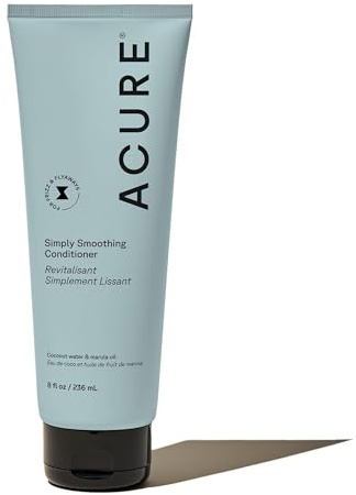 Acure, Simply Smoothing Conditioner, Coconut & Marula Oil, 8 fl oz (236.5 ml)