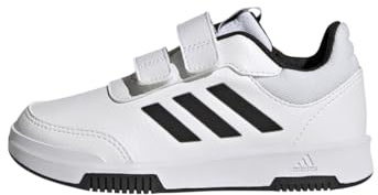 adidas Unisex - Bambini Tensaur Hook and Loop Shoes, Cloud White / Core Black / Core Black, 28 EU