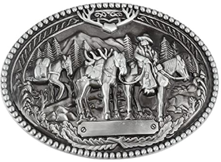 Hästbältesspänne för män, Punk Oval Häst Bältesspänne, Western Cowboy Bältesspänne, Vintage Bältesspänne