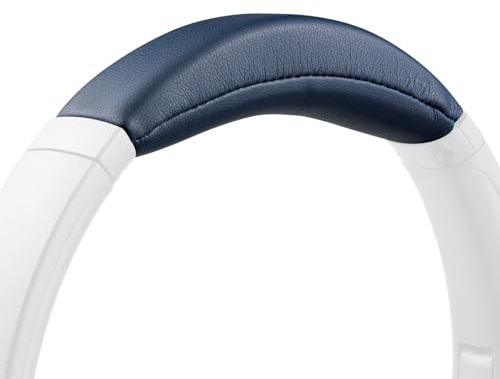 SOULWIT Proteinläder huvband för Sony WH-XB900N trådlösa brusreducerande hörlurar (passar inte WH-XB910N), ersättning Pannband Överdrag reparationsdel - Marinblå