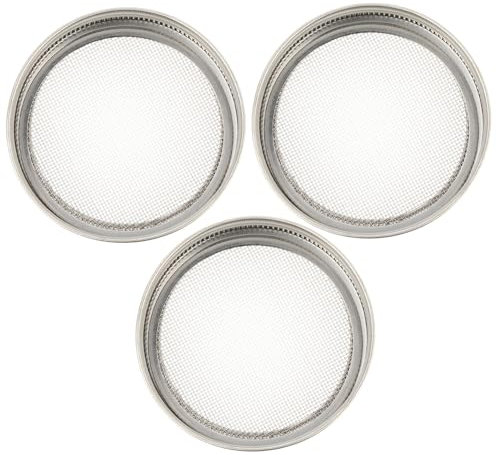 VICASKY 3 pezzi germogliatori di alta qualità per coltivare germogli sani per barattoli di conserve e facile da pulire