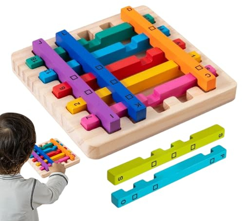 Lpoppcx Jeux D'empilage pour | Jouets Éducatifs d'Empilage Arc-en-| Activité Éducative Sensorielle pour Garçons Filles à la Maison ou en Classe