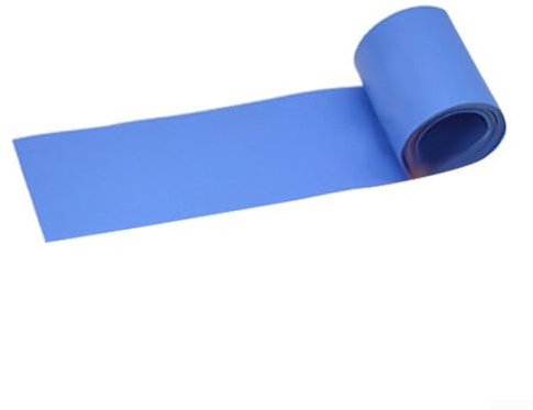 PVC Repair Patch Kit for Inflatable Boat, Canoe, Raft, Paddle Board, Rubber Dinghy, Air Mattress, Swim Ring, Bouncy Castle and Tent, 100x5cm(blue)