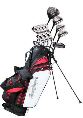 MacGregor ZT1 Mens Package Set, Stand Bag, Right Hand (Graphite/Steel - Standard Length, Regular)