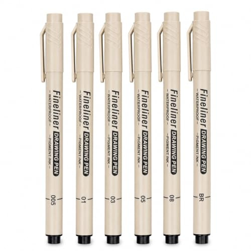 QZKJQDD fineliner svart