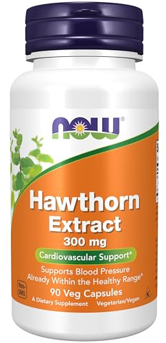 NOW Foods Supplements, Hawthorn Extract 300 mg, Cardiovascular Support*, 90 Veg Capsules