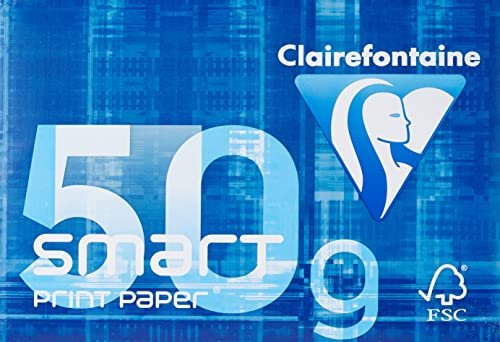 Clairefontaine Papier Smart Paper/1932C DIN A4 weiß 50g/qm Inh. 500