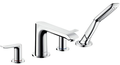hansgrohe Metris 4-Loch Wannenrandarmatur, Chrom