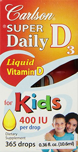 Carlson Labs Kid's Super Daily D3, 400 IU, 10 ml