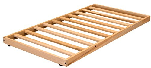 KD Frames Twin Trundle, Natural Wood