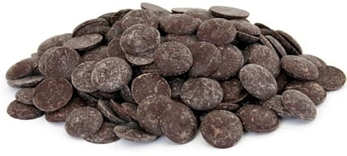 Real Chocolate Discs by Its Delish, 2 Lbs Bulk | Pure Semi Sweet Dark Chocolate Meltables For Baking, Confectionery Melting, Pastry Chefs, Chocolatiers, Home Bakers, Snack | Non-Dairy, Vegan, Kosher