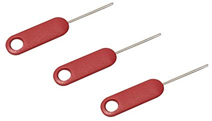 10 st SIM-kort borttagningsverktyg SIM-bricka utlösning nål nålöppnare nyckel verktyg kompatibel med iPhone Samsung Smart Phone