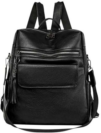 Mochila para mujer, mochilas pequeñas, mochilas para niñas, mochilas robustas para damas, mochila versátil para mujer, bolsos de hombro elegantes para mujer, 13,39 x 6,3 x 13,78 pulgadas, bolsas