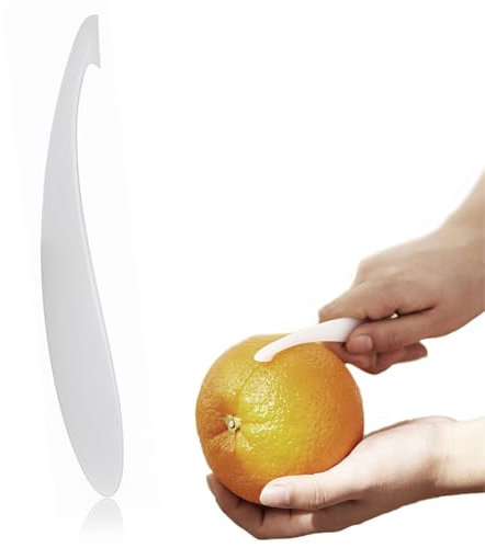 CATOR 1 Pieza Máquina de Pelado Naranja de Plástico, Mango Largo Máquina de Pelado Naranja Herramienta Naranja