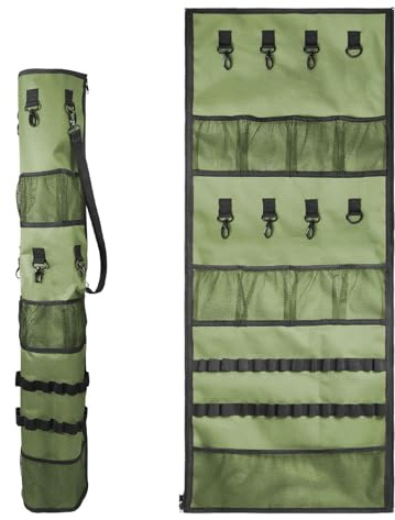 Générique Camping Bag, Foldable Camping Organizer, Tableware Storage | Compact Organizer, lämplig för förvaring och transportutrustning och uteplatser, utomhustillbehör för resor, 39,76 x 16,54 tu