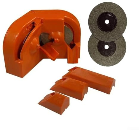 Gdfnmogo Affilatrice elettrica per punte da trapano con 3 supporti per punte da 2-16 mm, ruota di lucidatura su entrambi i lati per affilare trapani, forbici, taglierine, cucina