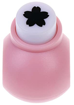 Mini perforateur de papier, façonneur de poinçon motif fleurs cerisier couleur aléatoire pour la fabrication cartes vœux
